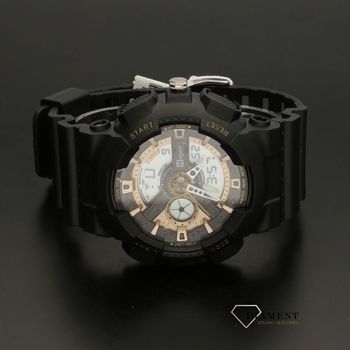 Męski zegarek Hagen HA-341AD czarno-złoty (3).jpg